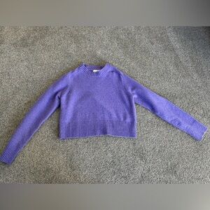 Universal Thread Women’s Cropped Sweater Size Medium in Purple
